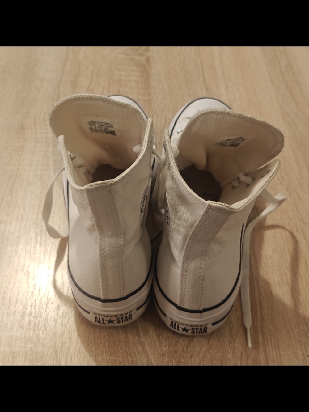 Converse Chuck Taylor All Star Lift Platform High Top White Size 10 - Picture 8 of 12